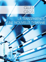 La transparence, une nouvelle tyrannie: Essai économique