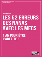 Les 52 erreurs des nanas avec les mecs: Un livre plein d'humour pour enfin comprendre les hommes !