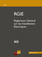 RGIE: Règlement Général sur les Installations Electriques