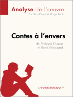 Contes à l'envers de Philippe Dumas et Boris Moissard (Analyse de l'oeuvre): Analyse complète et résumé détaillé de l'oeuvre