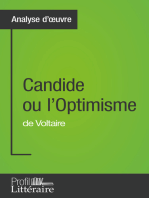 Candide ou l'Optimisme de Voltaire (Analyse approfondie): Approfondissez votre lecture de cette œuvre avec notre profil littéraire (résumé, fiche de lecture et axes de lecture)