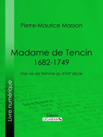 Madame de Tencin (1682-1749): Une vie de femme au XVIIIe siècle