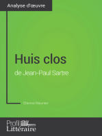 Huis clos de Jean-Paul Sartre (Analyse approfondie): Approfondissez votre lecture de cette œuvre avec notre profil littéraire (résumé, fiche de lecture et axes de lecture)