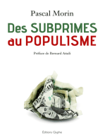 Des subprimes au populisme: Confessions d'un libéral (presque) repenti