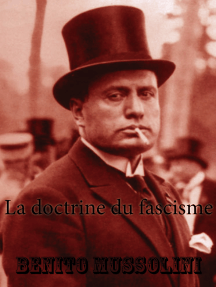 La Doctrine Du Fascisme De Benito Mussolini Livre Electronique Scribd
