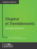 Stupeur et Tremblements d'Amélie Nothomb (Analyse approfondie): Approfondissez votre lecture de cette œuvre avec notre profil littéraire (résumé, fiche de lecture et axes de lecture)