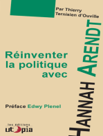 Réinventer la politique avec Hanna Arendt: Préface d'Edwy Plenel