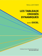 Les tableaux croisés dynamiques avec Excel