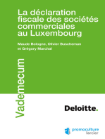 La déclaration fiscale des sociétés commerciales au Luxembourg