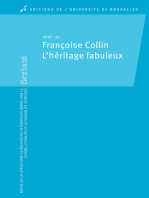 Françoise Collin: L'héritage fabuleux