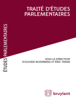 Traité d'études parlementaires