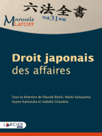 Droit japonais des affaires