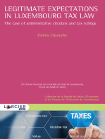 Legitimate expectations in Luxembourg tax law: The case of administrative circulars and tax rulings