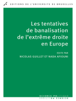 Les tentatives de banalisation de l'extrême droite en Europe: Sciences politiques