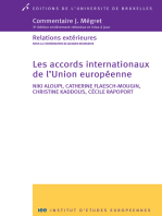 Les accords internationaux de l'Union européenne: 3e édition entièrement refondue et mise à jour