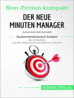 Der neue Minuten Manager. Zusammenfassung & Analyse des Bestsellers von Ken Blanchard und Spencer Johnson: Autonomie statt Autorität