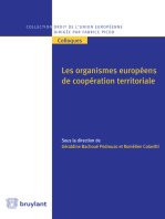 Les organismes européens de coopération territoriale