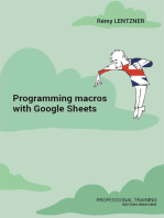 Programming macros with Google Sheets: Professional training