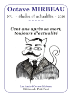 Octave Mirbeau – Études et actualités - N° 1 - 2020: Cent ans après sa mort, toujours d'actualité