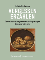 Vergessen erzählen: Demenzdarstellungen der deutschsprachigen Gegenwartsliteratur