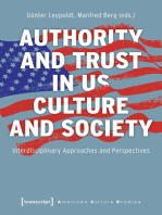 Authority and Trust in US Culture and Society: Interdisciplinary Approaches and Perspectives