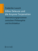 Gilles Deleuze und die Anyone Corporation: Übersetzungsprozesse zwischen Philosophie und Architektur