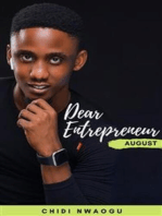 Dear Entrepreneur: August