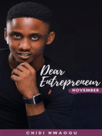 Dear Entrepreneur: November