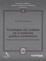 Vicisitudes del contrato en la tradición jurídica romanística: Sus proyecciones en el derecho latinoamericano