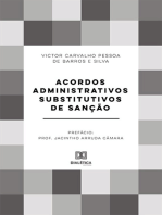 Acordos Administrativos Substitutivos de Sanção