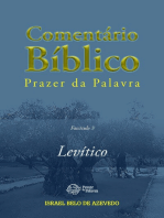 Comentário Bíblico Prazer da Palavra, fascículo 3 — Levítico: Levítico