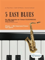 5 Easy Blues - Bb Tenor or Soprano Saxophone & Piano (complete parts)