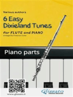 Flute & Piano "6 Easy Dixieland Tunes" piano parts