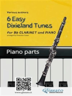 Bb Clarinet & Piano "6 Easy Dixieland Tunes" piano parts