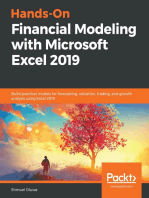 Hands-On Financial Modeling with Microsoft Excel 2019: Build practical models for forecasting, valuation, trading, and growth analysis using Excel 2019