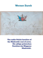 The noble Polish families of the Madrostki coat of arms. Die adlige polnischen Familien des Wappens Madrostki.