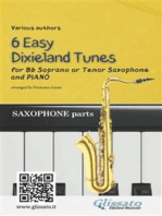 Bb Tenor or Soprano Saxophone & Piano "6 Easy Dixieland Tunes" (sax parts)