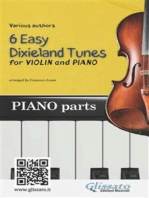 Violin & Piano "6 Easy Dixieland Tunes" piano parts