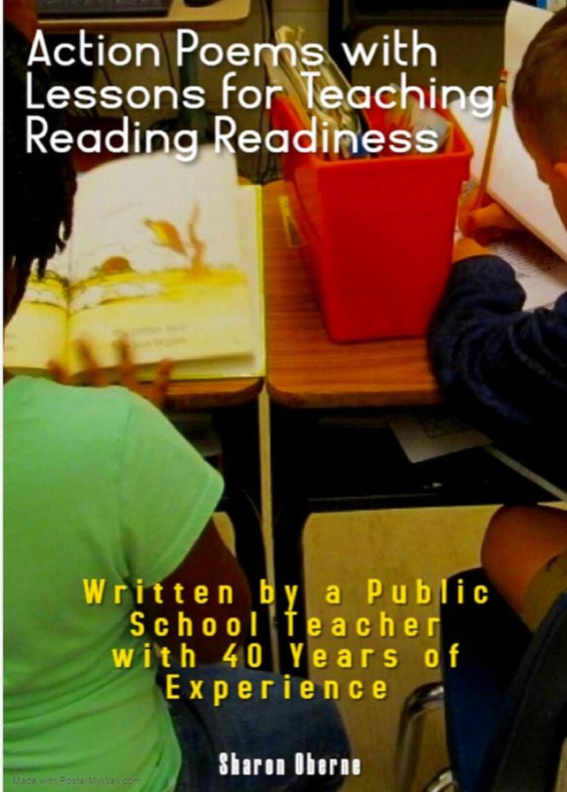 Action Poems with Lessons for Teaching Reading Readiness by Sharon ...