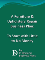 A Furniture & Upholstery Repair Business Plan: To Start with Little to No Money