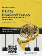 French Horn in F & Piano "6 Easy Dixieland Tunes" horn parts