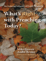 What’s Right with Preaching Today?