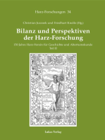 Bilanz und Perspektiven der Harz-Forschung: 150 Jahre Harz-Verein für Geschichte und Altertumskunde • Teil II