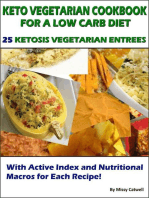 Keto Vegetarian Cookbook for a Low Carb Diet