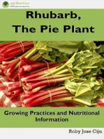 Rhubarb, the Pie Plant: Growing Practices and Nutritional Information