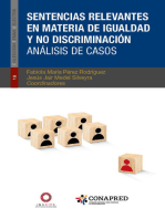 Sentencias relevantes en materia de igualdad y no discriminación: Análisis de casos