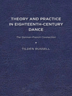 Theory and Practice in Eighteenth-Century Dance: The German-French Connection