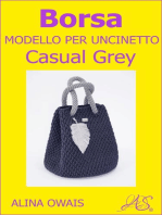 Borsa Modello per Uncinetto - Casual Grey