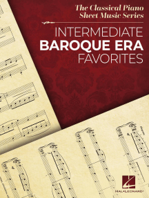 Intermediate Baroque Era Favorites: The Classical Piano Sheet Music Series