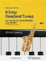 Alto Saxophone & Piano "6 Easy Dixieland Tunes" (piano parts)